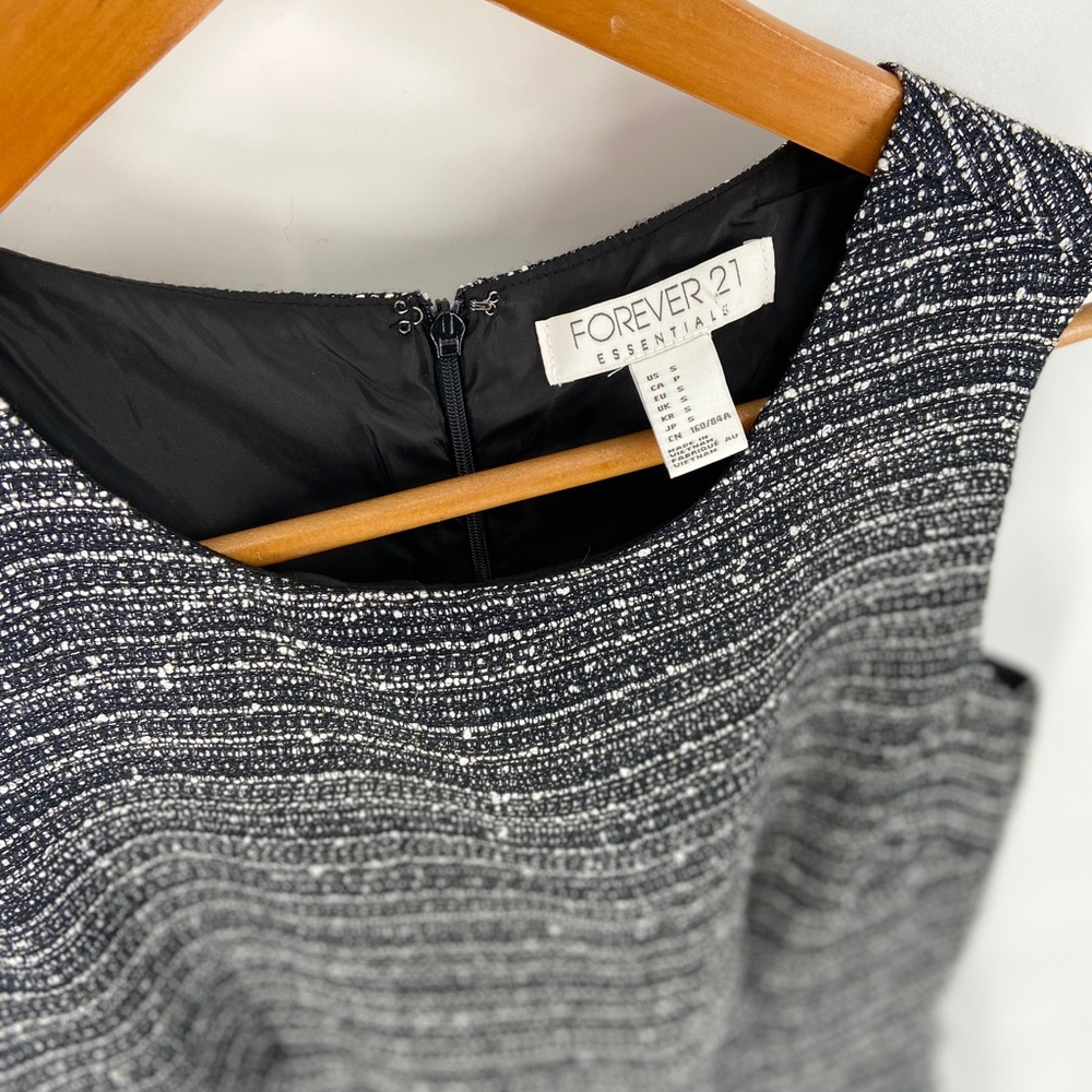 Fun and Flirty Forever 21 Black & White Dress
